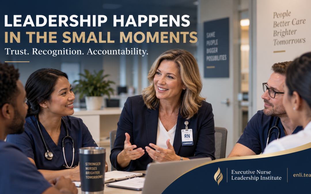 Leadership Happens in the Small Moments